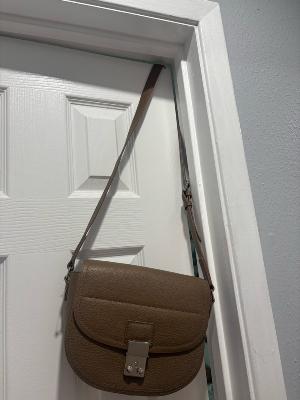 3.1 Phillip Lim Brown Leather Pebbled Crossbody Bag